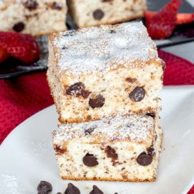 Easy to make dessert with walnuts and chocolate chips