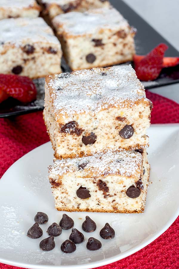 Easy to make dessert with walnuts and chocolate chips