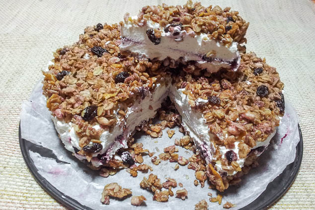 Cream Cheese and Blueberry Cake