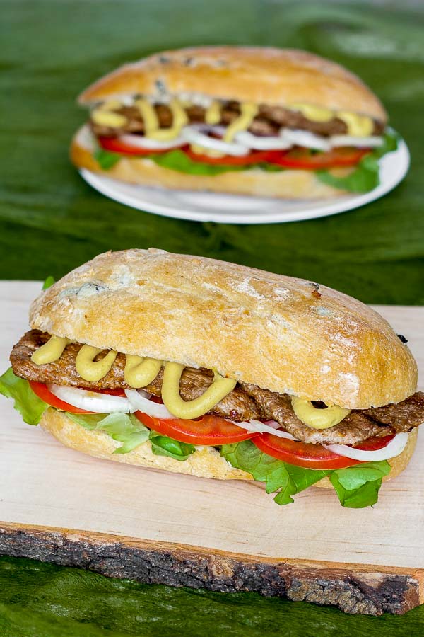 Delicious beef Irish sandwich